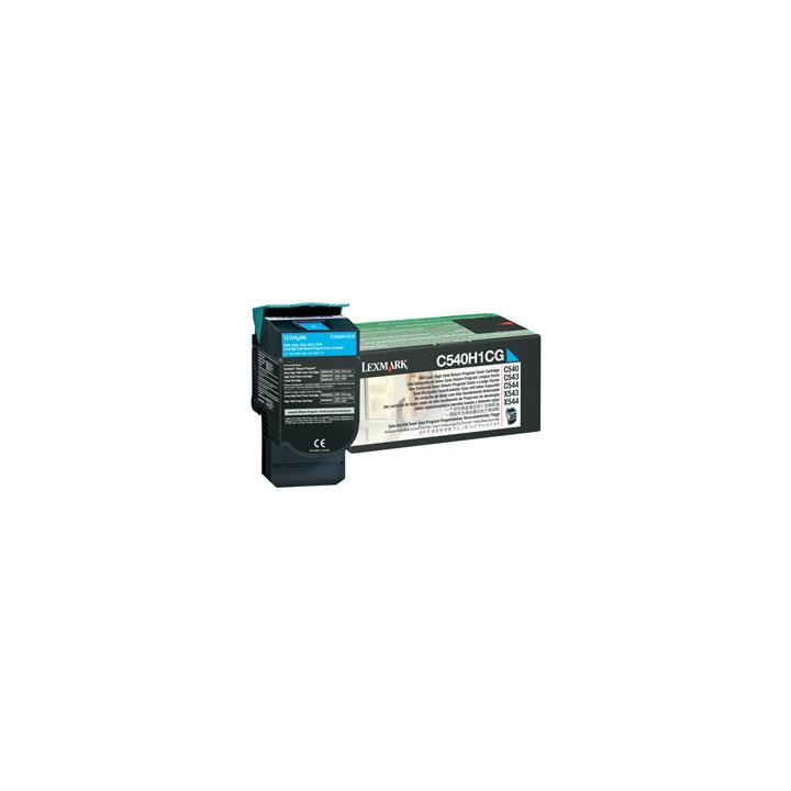 C540, C543, C544, X543, X544 2K Cyan HY RP Toner Cart