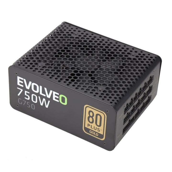 EVOLVEO G750 zdroj 750W, eff 91%, 80+ GOLD, aPFC, modulární, retail