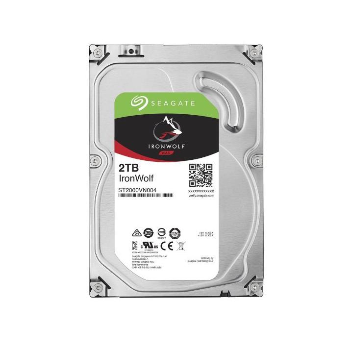 Seagate IronWolf, NAS HDD, 2TB, 3.5", SATAIII, 64MB cache, 5.900RPM