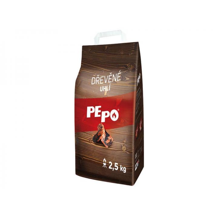 Uhlí dřevěné 2,5kg PE-PO