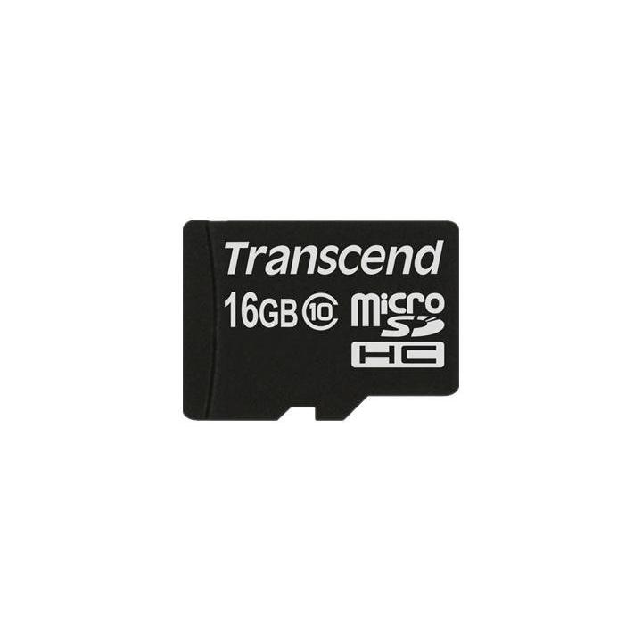 Transcend 16GB microSDHC (Class 10) paměťová karta (bez adaptéru)