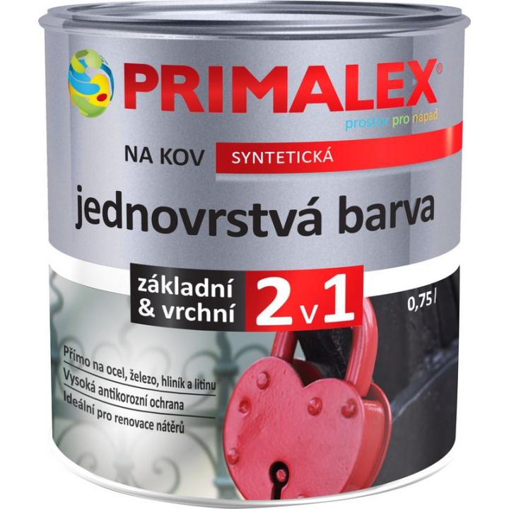 PPG Primalex 2v1 na kov šedá 0,75 L