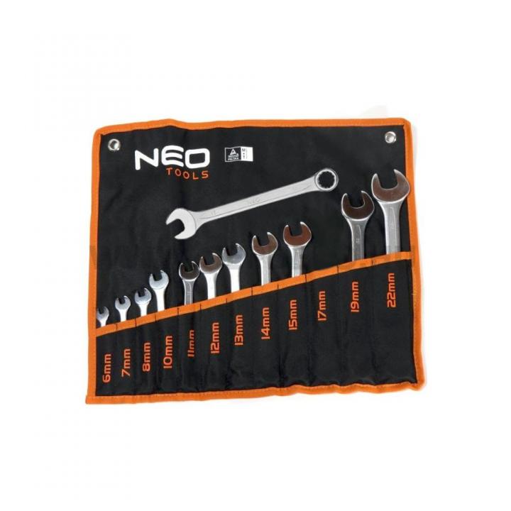 NEO TOOLS sada očkoplochých klíčů 6-22mm, 12ks, 09-752