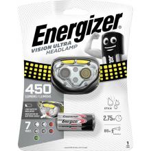 LED čelovka Energizer Vision Ultra E301371800, 450 lm, na baterii, černá, žlutá