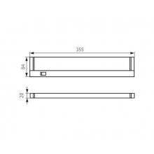 LED svítidlo GANYS TL2016-28SMD bílé, zadní