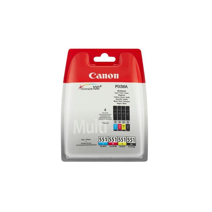 Canon cartridge CLI-551 C/M/Y/BK Multi Pack w/o Sec (CLI551CMYK)