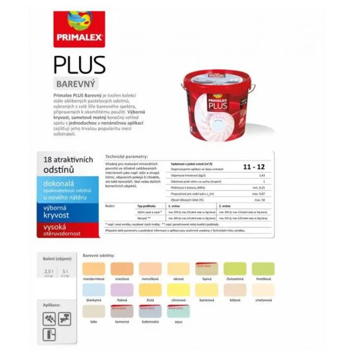 Primalex Plus 2,5 l - blankytná