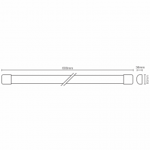 Nedes LNL122/3 LED Lineární svítidlo 20W