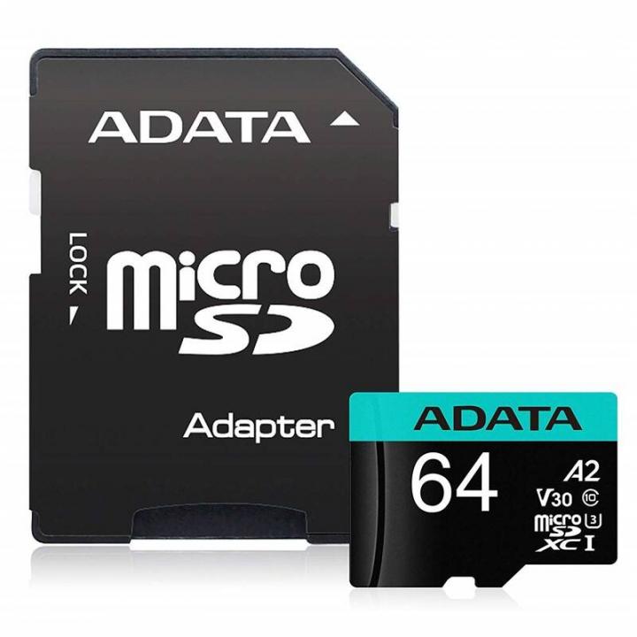 Karta microSD 64GB ADATA Premier + adaptér 80