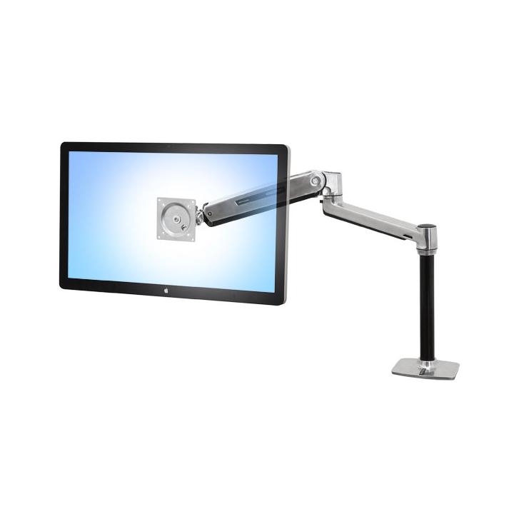 ERGOTRON LX HD Sit-Stand Desk Mount LCD Arm, Polished, stolní rameno max  46