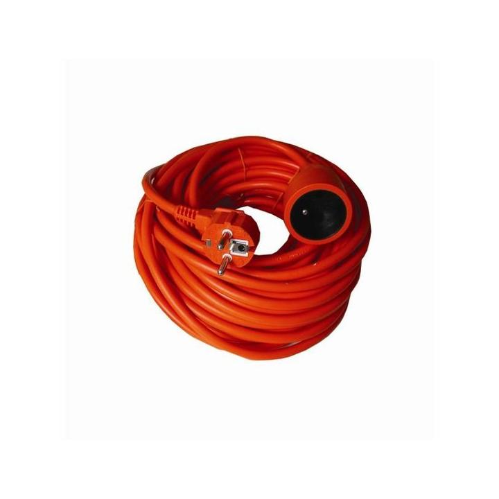 Prodlužovací kabel 1 zásuvka 20m, průřez 3x1mm2, oranžová, SOLIGHT