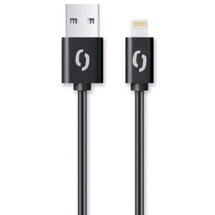 Kabel USB iPhone Lightning 1m černý Aligator