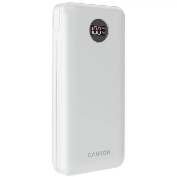 CANYON PB 2002W POWERBANK 20000 mAh BÍLÁ