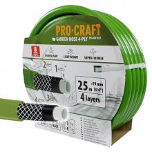 Procraft zahradní hadice PR-4GH1925, 4 vrstvy, 3/4, 25 m, zelená