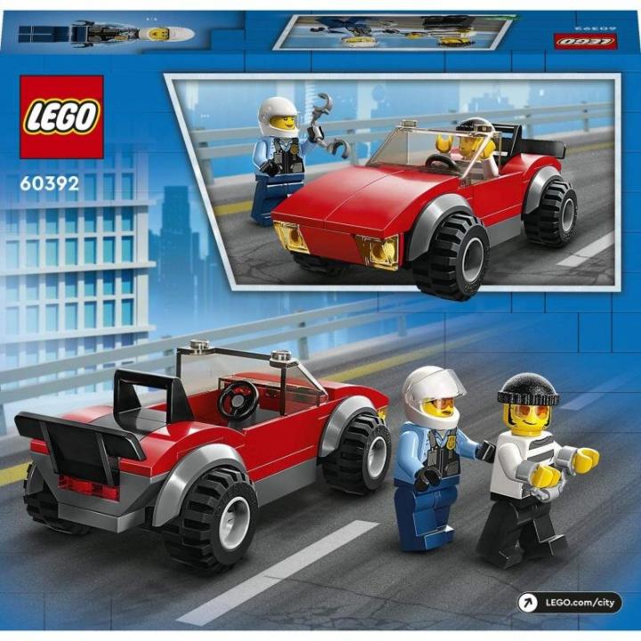 LEGO® City 60392 Honička auta s policejní motorkou