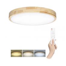 Solight WO8009 LED osvětlení s dálkovým ovladačem Solid Oak